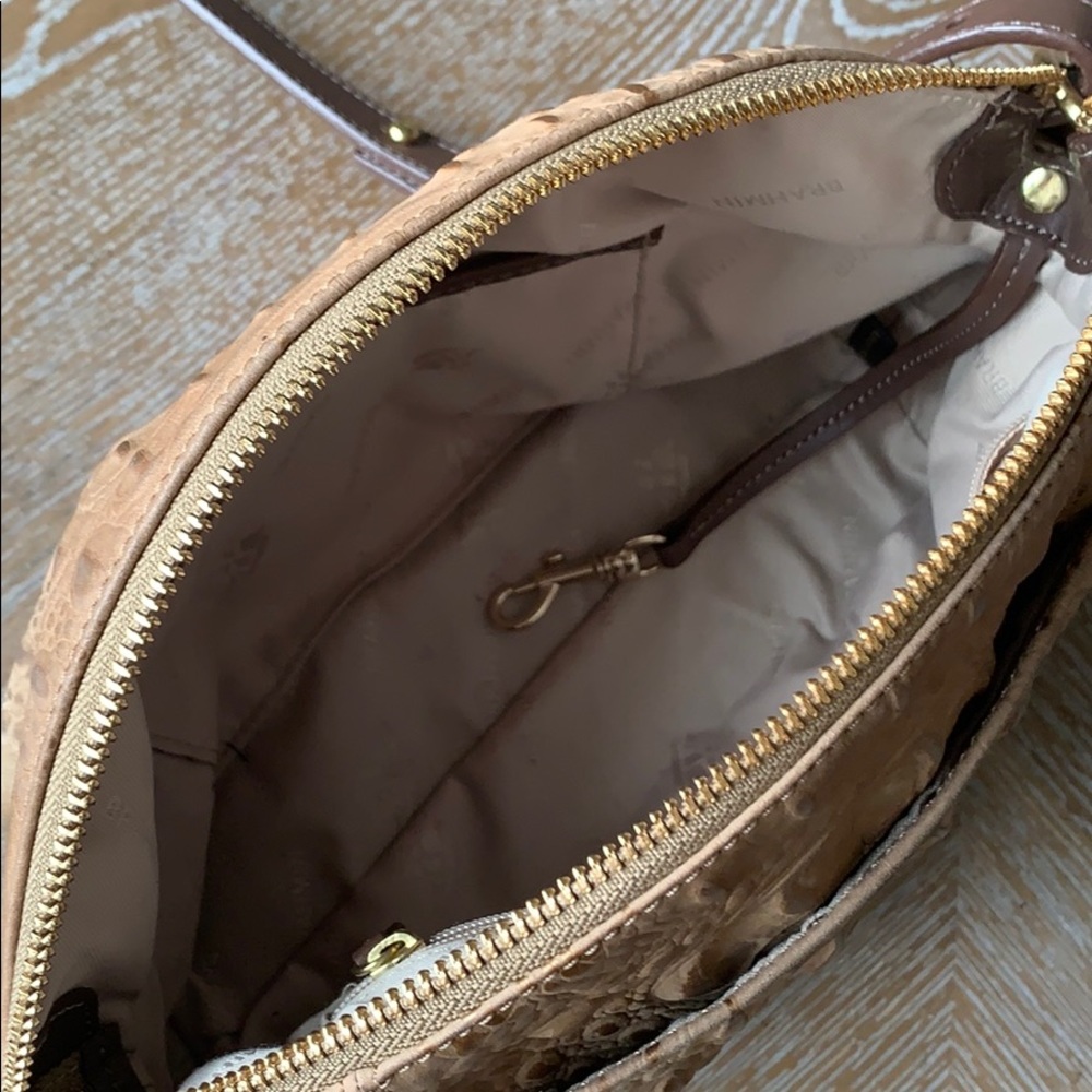 BRAHMIN Haley Gold Wilmington Small Crossbody Bag - Picture 5 of 7